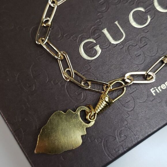 GUCCI Necklace Vintage Knight Zipper Pull Repurposed - Picture 5 of 7